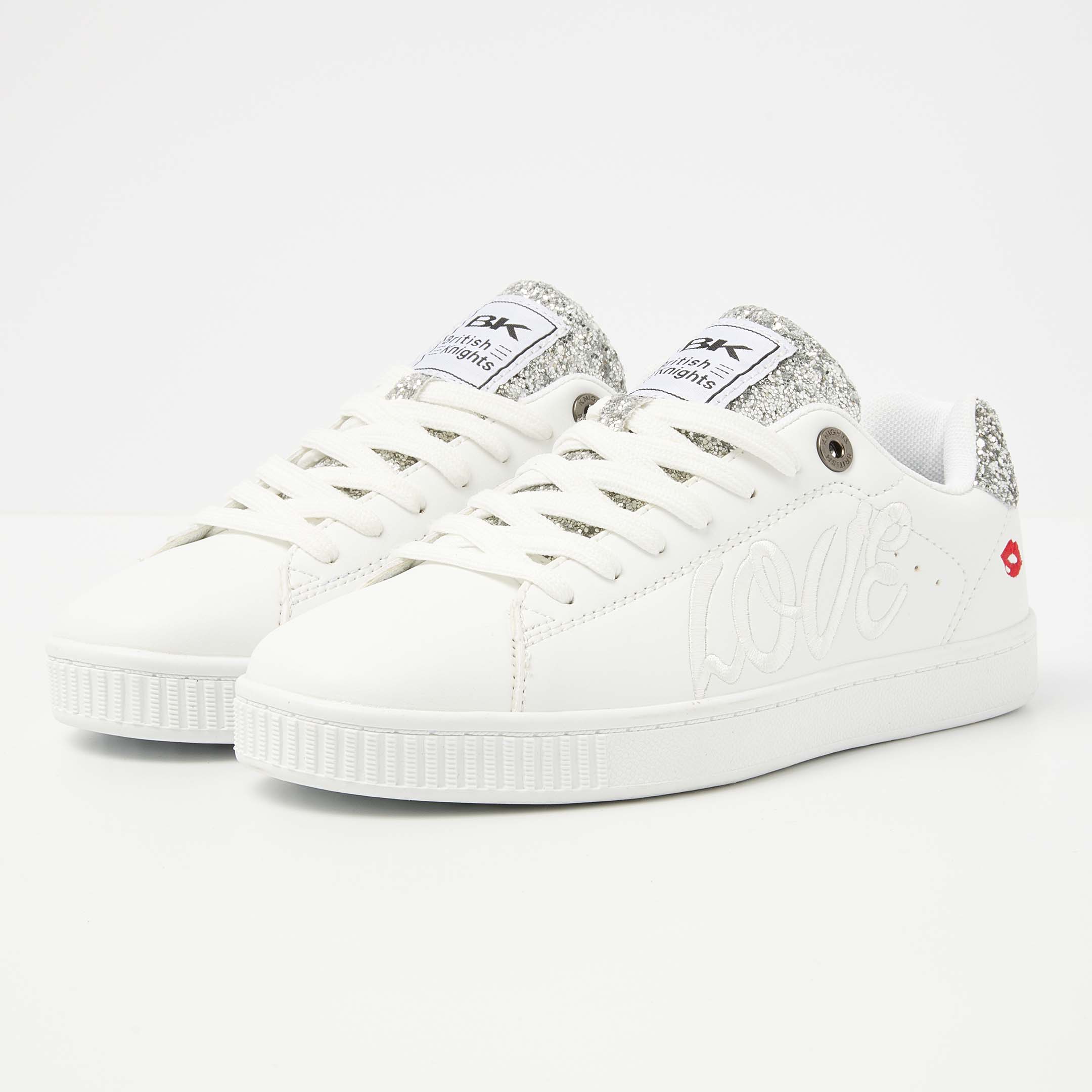 British Knights MIST Sneakers Unisex – Bianco E Verde Menta, Taglia 37, Tomaia In Tessuto E Sintetico