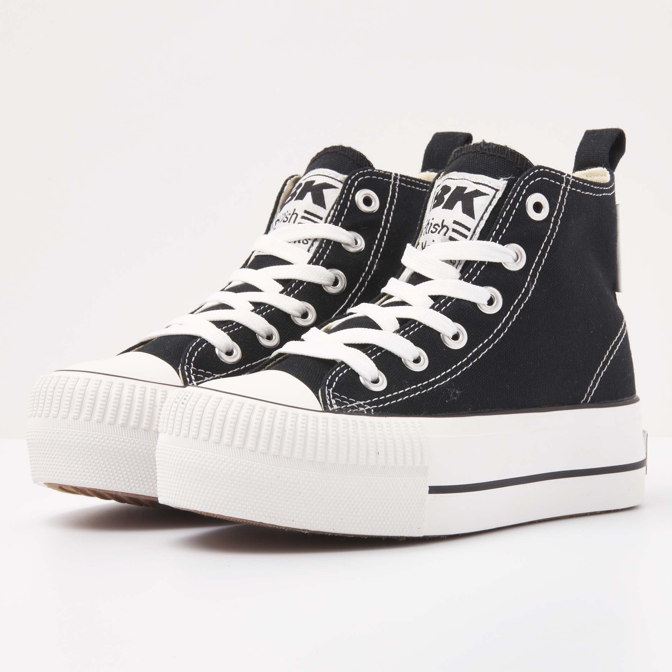 British Knights Sneaker Front view B49-3701C-02 KAYA MID HIGH-TOP FEMALE British Knights Sneaker Front view B49-3701C-02 KAYA MID HIGH-TOP FEMALE