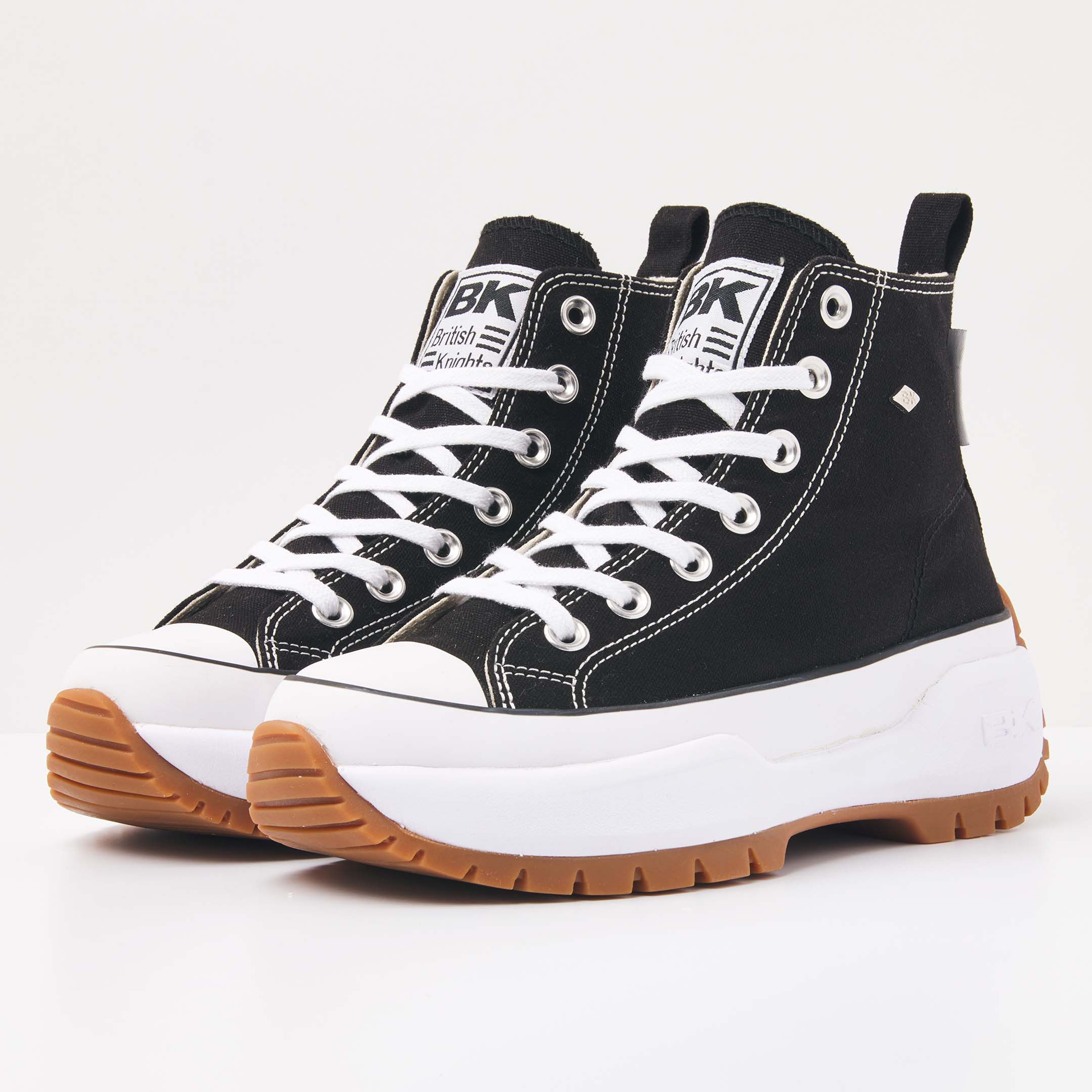 British Knights Sneaker Front view  B49-3702-01 KAYA MID FLY HIGH-TOP FEMALE