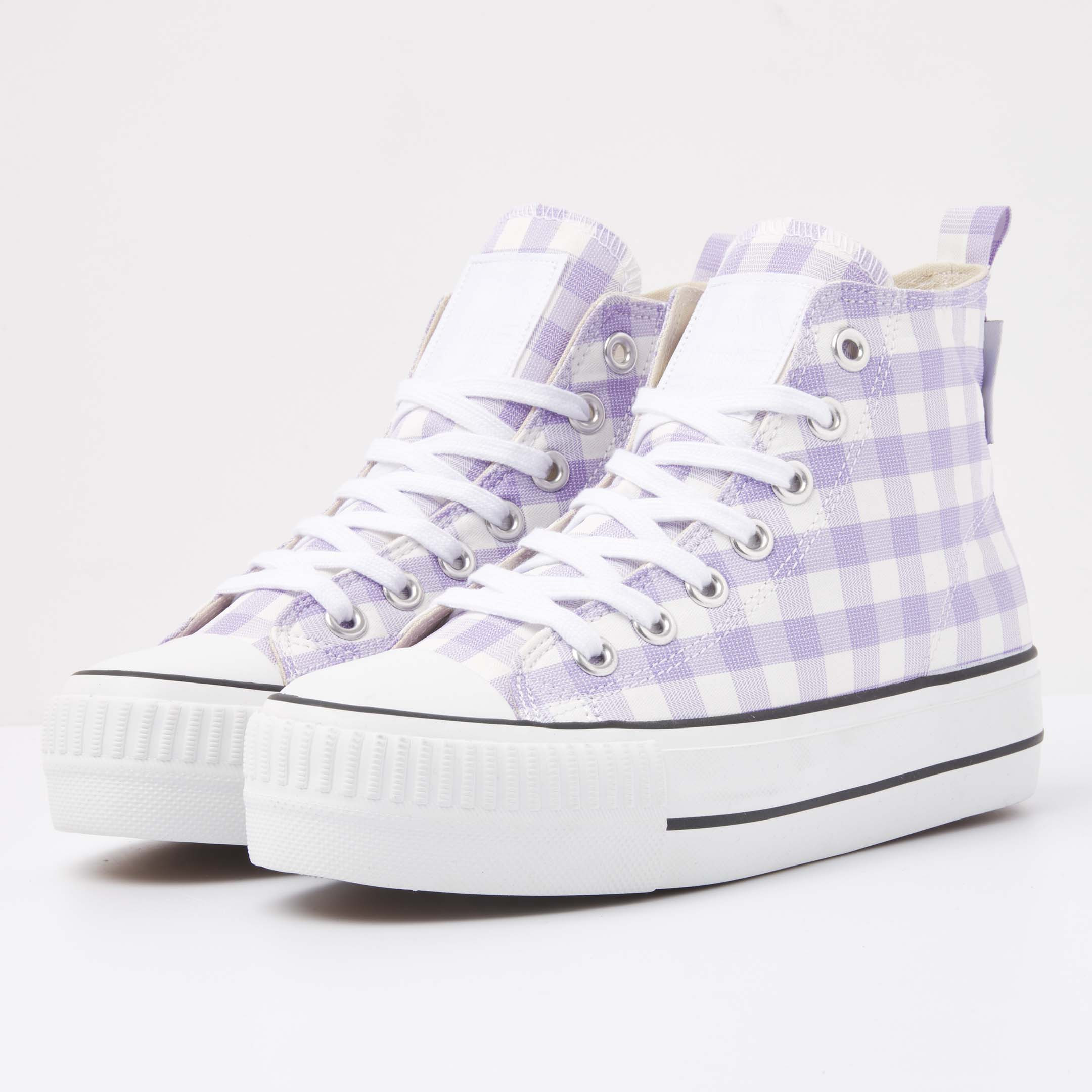British Knights Sneaker Front view  B49-3712-01 KAYA MID HIGH-TOP FEMALE