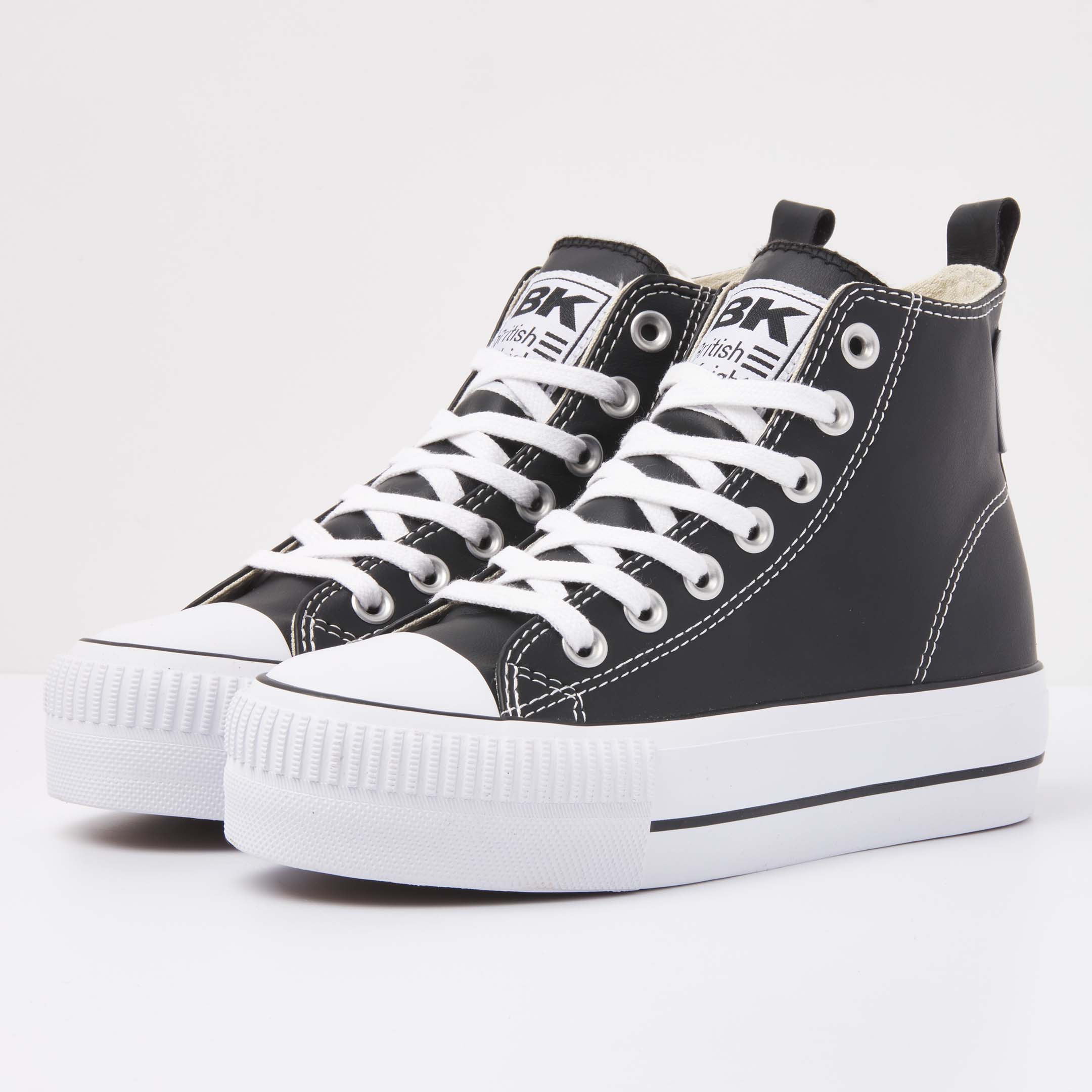 British Knights Sneaker Front view  B49-3736-02 KAYA MID HIGH-TOP FEMALE