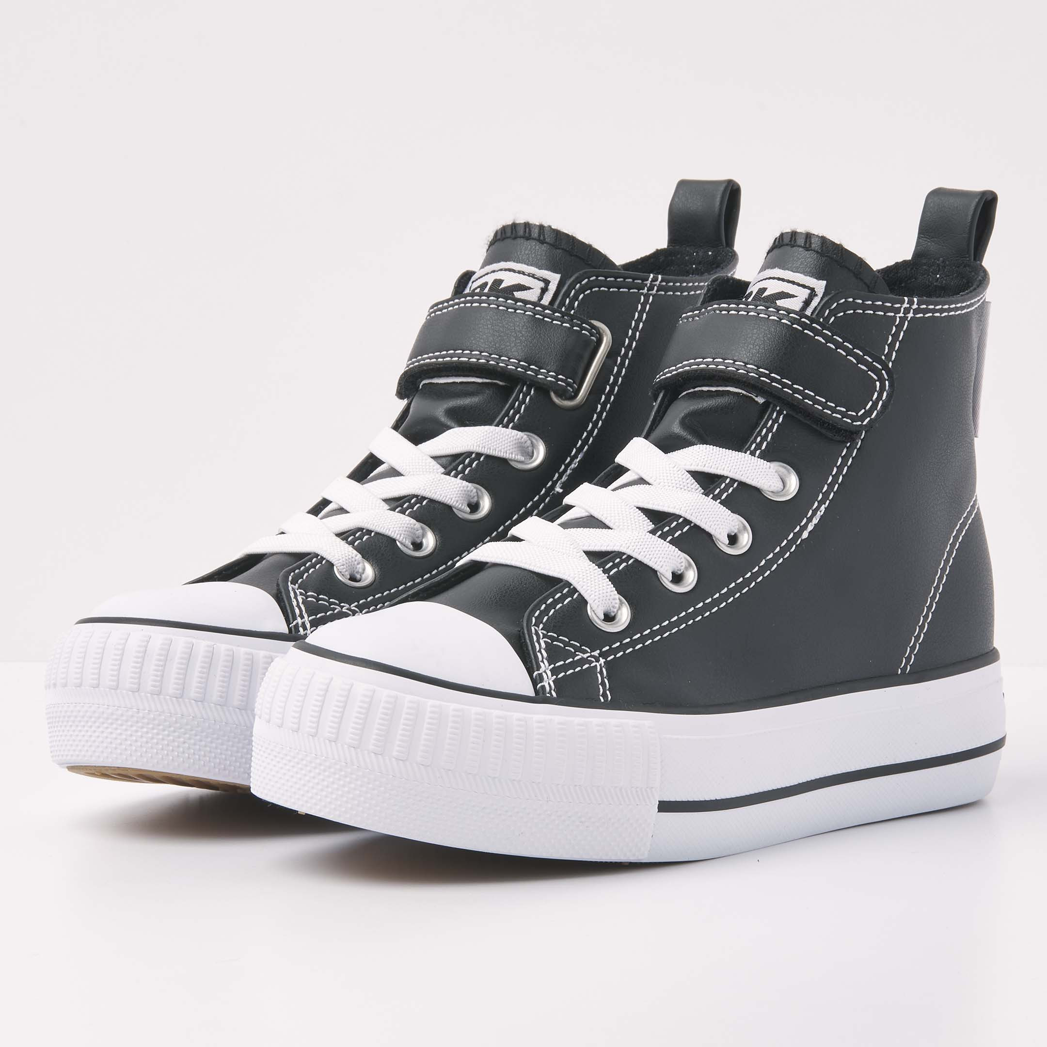 British Knights Sneaker Front view B49-3736C-02 KAYA MID HIGH-TOP FEMALE British Knights Sneaker Front view B49-3736C-02 KAYA MID HIGH-TOP FEMALE