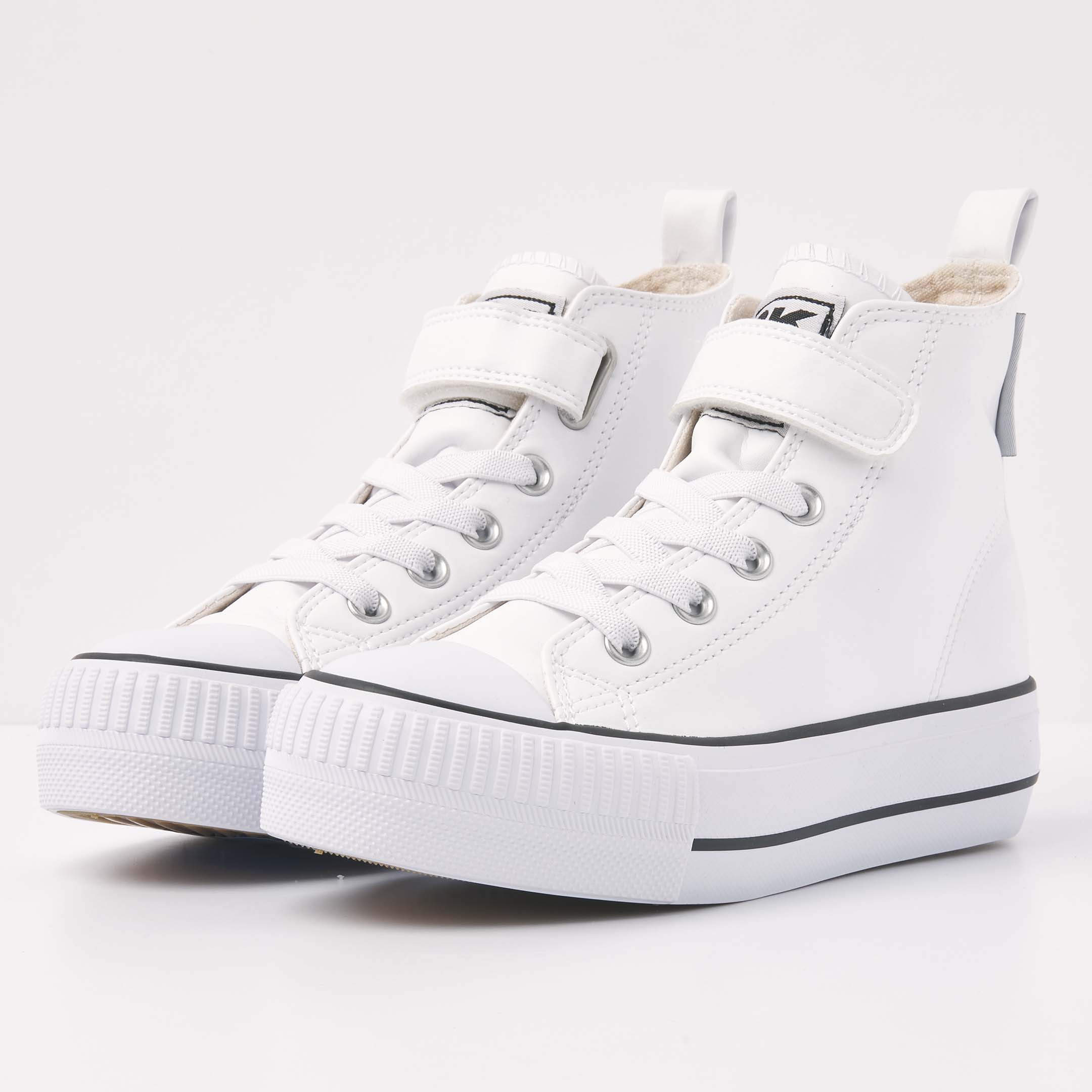 British Knights Sneaker Front view B49-3736C-03 KAYA MID HIGH-TOP FEMALE British Knights Sneaker Front view B49-3736C-03 KAYA MID HIGH-TOP FEMALE