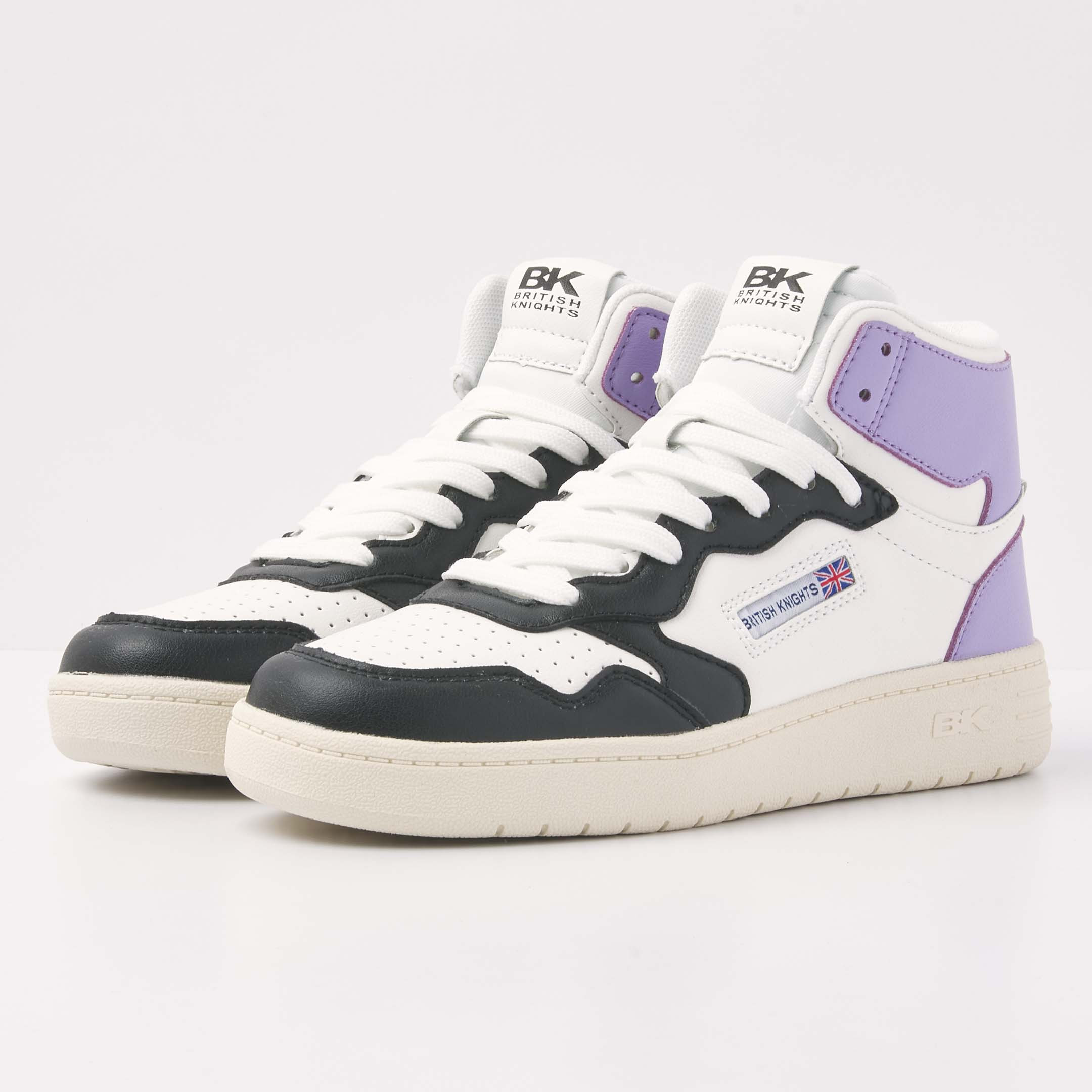 British Knights Sneaker Front view  B51-3620-02 NOORS MID HIGH-TOP FEMALE