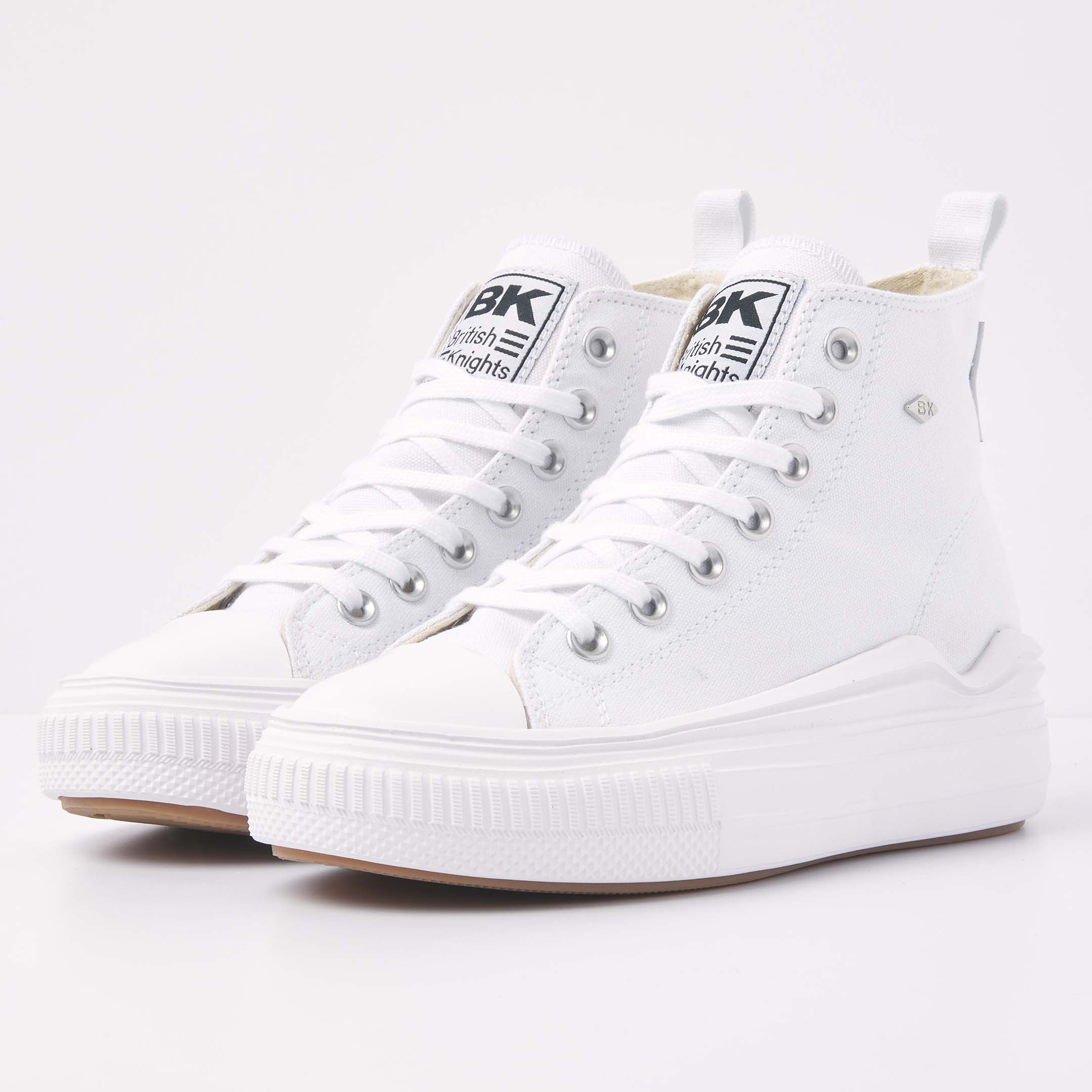 British Knights Sneaker Front view B51-3734-02 KAYA FLOW MID HIGH-TOP FEMALE British Knights Sneaker Front view B51-3734-02 KAYA FLOW MID HIGH-TOP FEMALE