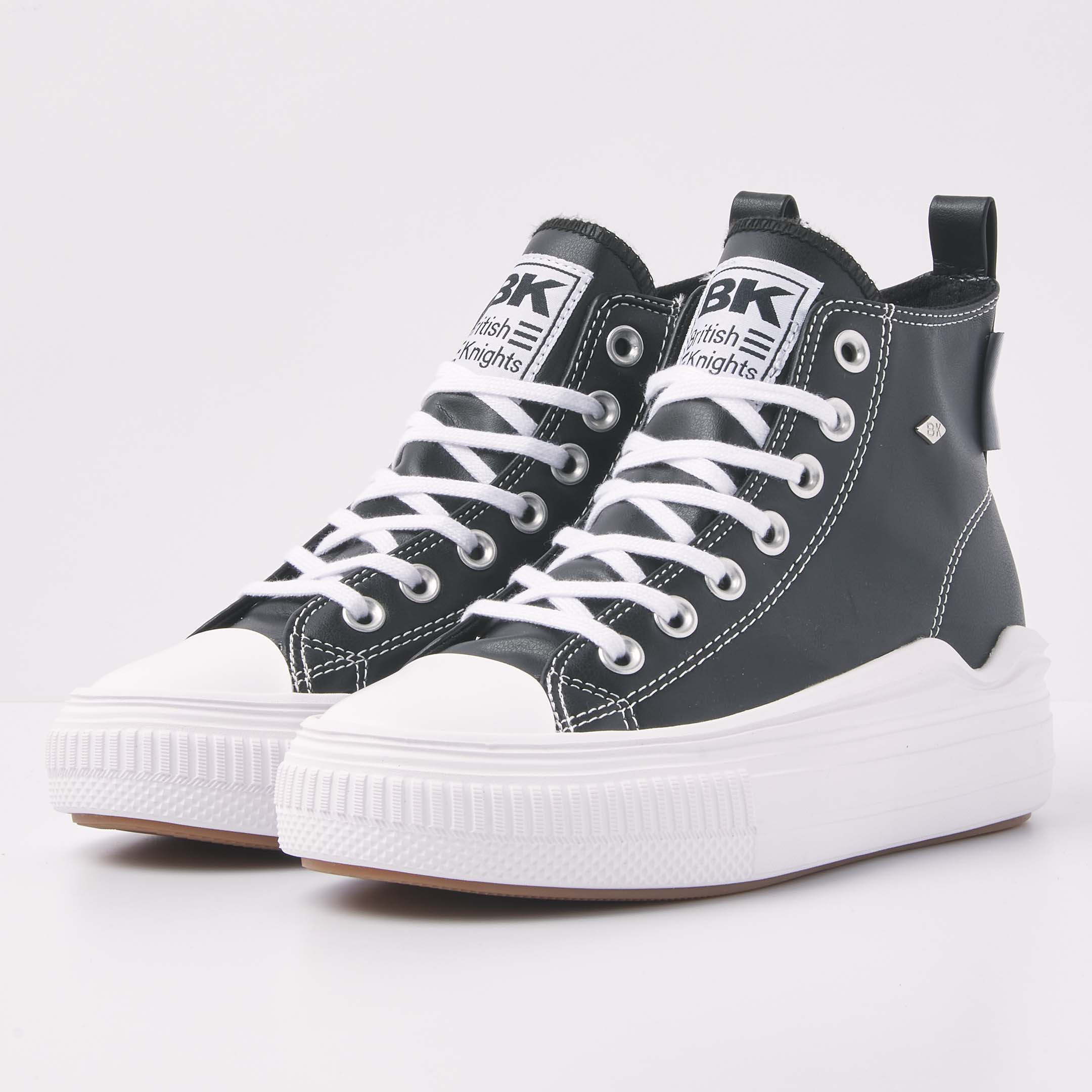 British Knights Sneaker Front view B51-3735-01 KAYA FLOW MID HIGH-TOP FEMALE British Knights Sneaker Front view B51-3735-01 KAYA FLOW MID HIGH-TOP FEMALE