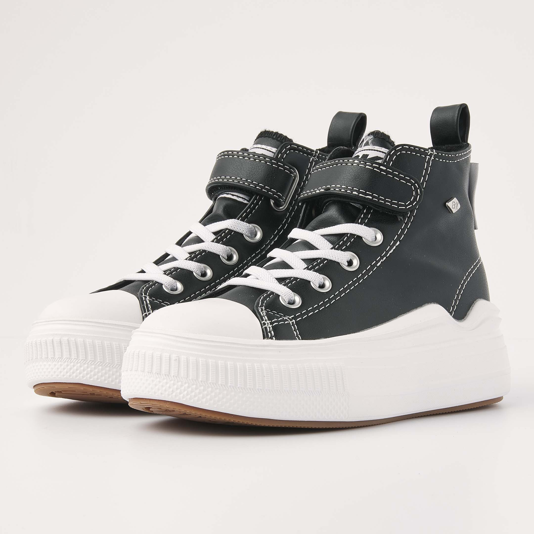 British Knights Sneaker Front view B51-3735C-01 KAYA FLOW MID HIGH-TOP FEMALE British Knights Sneaker Front view B51-3735C-01 KAYA FLOW MID HIGH-TOP FEMALE