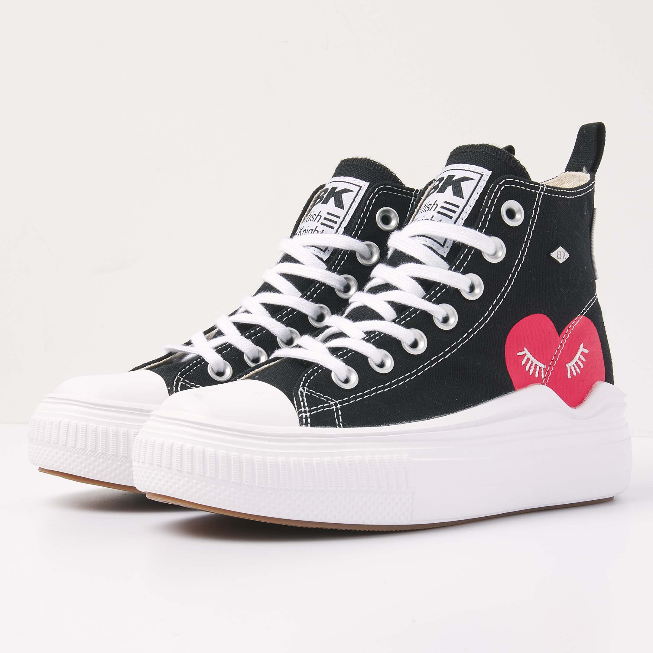 British Knights Sneaker Front view B52-3727-01 KAYA FLOW MID HIGH-TOP FEMALE British Knights Sneaker Front view B52-3727-01 KAYA FLOW MID HIGH-TOP FEMALE