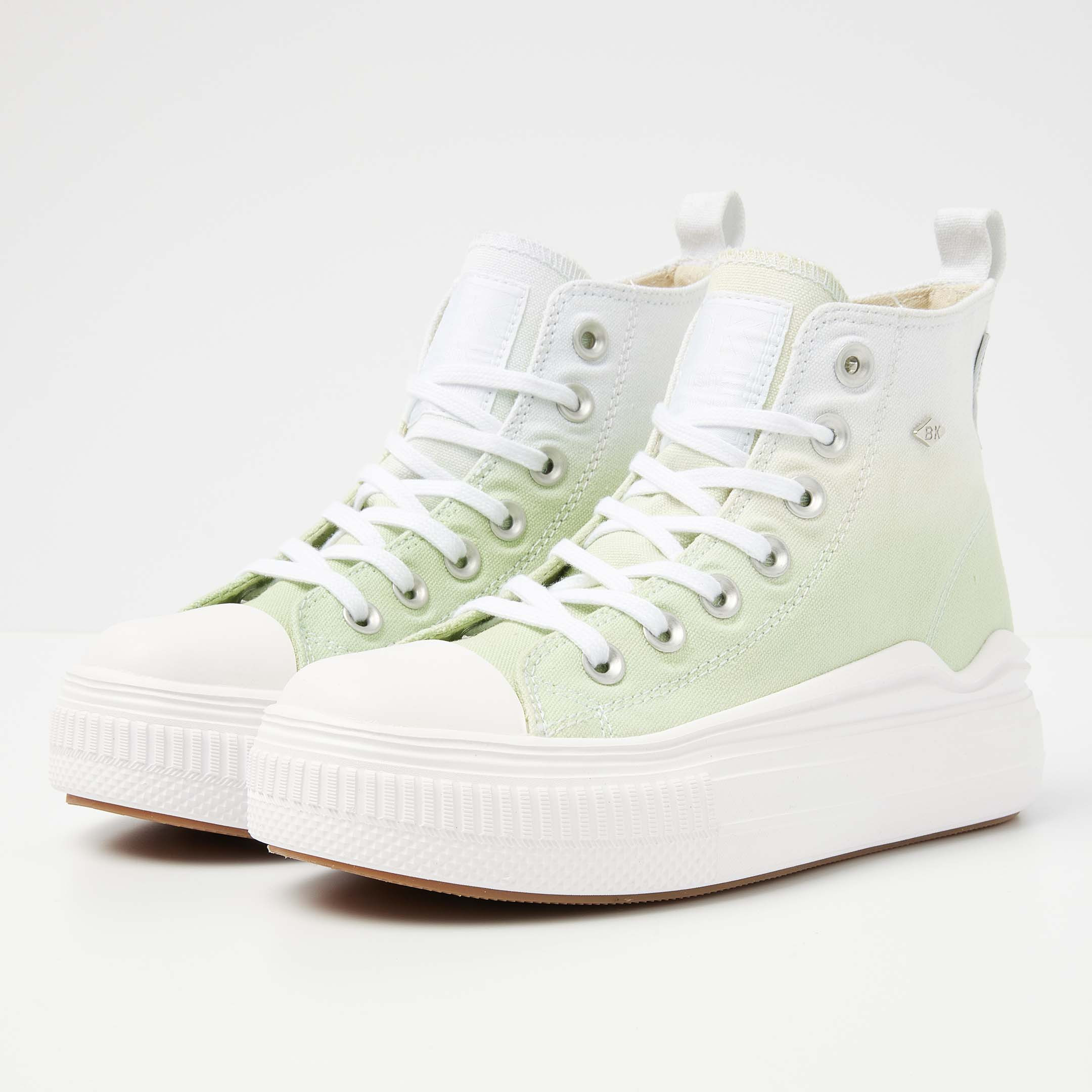 British Knights Sneaker Front view B53-3712-04 KAYA FLOW MID HIGH-TOP FEMALE British Knights Sneaker Front view B53-3712-04 KAYA FLOW MID HIGH-TOP FEMALE