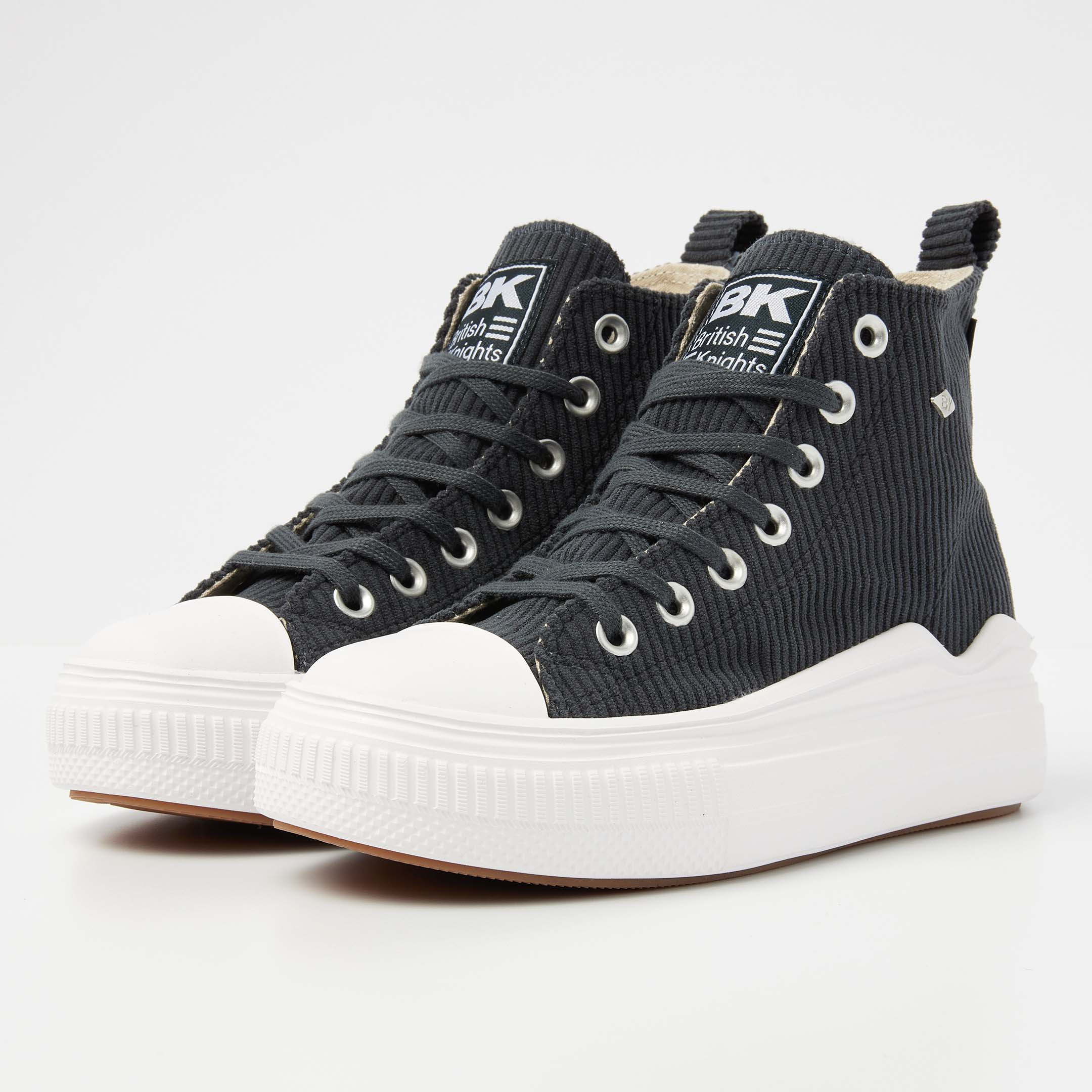 British Knights Sneaker Front view B54-3702-04 KAYA FLOW MID HIGH-TOP FEMALE British Knights Sneaker Front view B54-3702-04 KAYA FLOW MID HIGH-TOP FEMALE