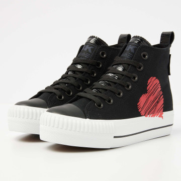  ALT Front view  B54-3713-01 KAYA MID HIGH-TOP FEMALE
