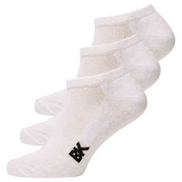  ALT Left view  BB44-5160-P3-09 3 PACK SNEAKER SOCKS TERRYSOLE UNISEX UNISEX