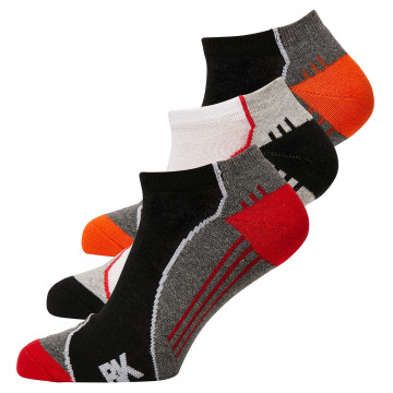  ALT Left view  BS44-5165-P3-030405 3 PACK SPORT SOCKS MEN MALE