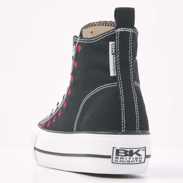 Back view  B51-3730-01 KAYA MID HIGH-TOP FEMALE