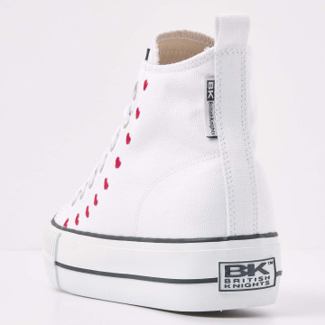 Back view  B51-3730-02 KAYA MID HIGH-TOP FEMALE