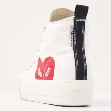 Back view  B52-3705-03 KAYA MID HIGH-TOP FEMALE