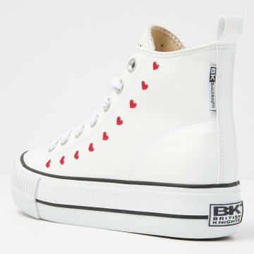 Back view  B52-3708-03 KAYA MID HIGH-TOP FEMALE