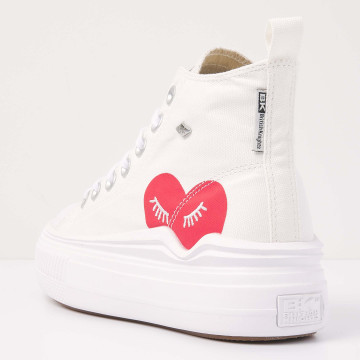 Back view  B52-3727-03 KAYA FLOW MID HIGH-TOP FEMALE