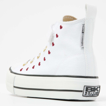 Back view  B53-3721C-01 KAYA MID HIGH-TOP FEMALE