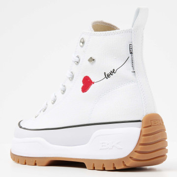 Back view  B53-3732-02 KAYA MID FLY HIGH-TOP FEMALE