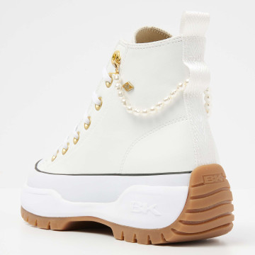 Back view  B53-3733-01 KAYA MID FLY HIGH-TOP FEMALE