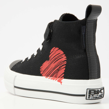 Back view  B54-3713C-01 KAYA MID HIGH-TOP FEMALE